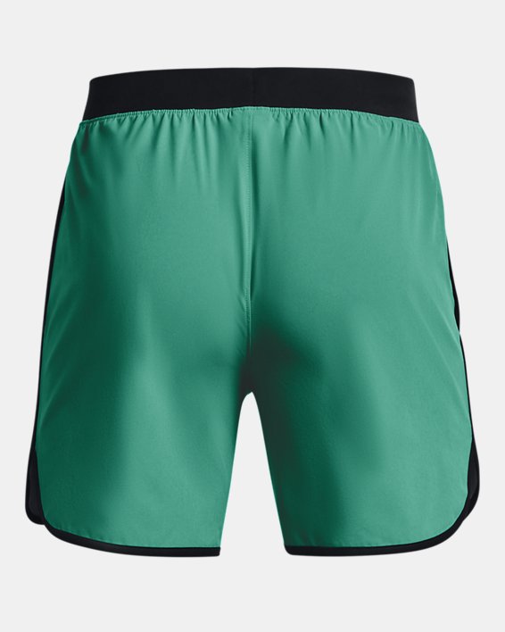 Shorts UA HIIT Woven 15 cm da uomo, Green, pdpMainDesktop image number 6